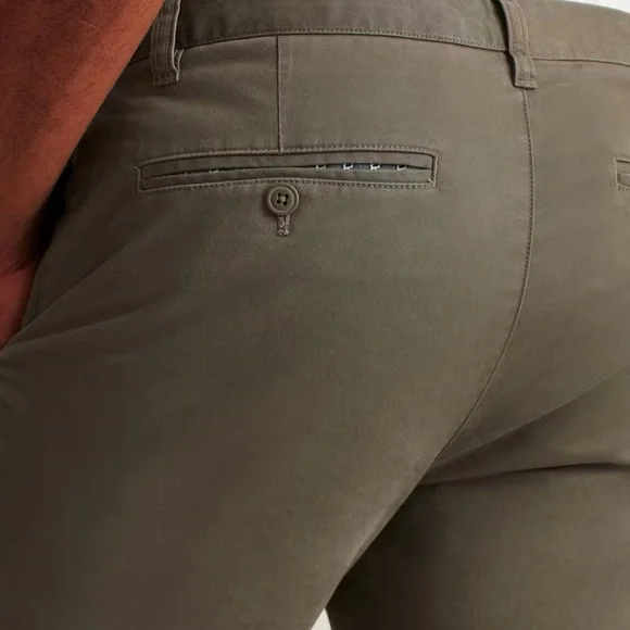 Bonobos Men's Olive Green Original Chinos- Athletic Fit - Picture 15 of 15